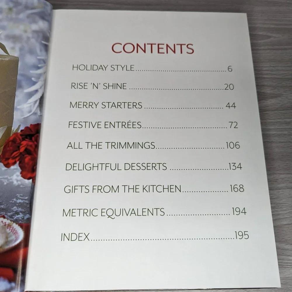 Southern Living Holiday Cookbook 2015 2-in-1 Hard Cover Book
